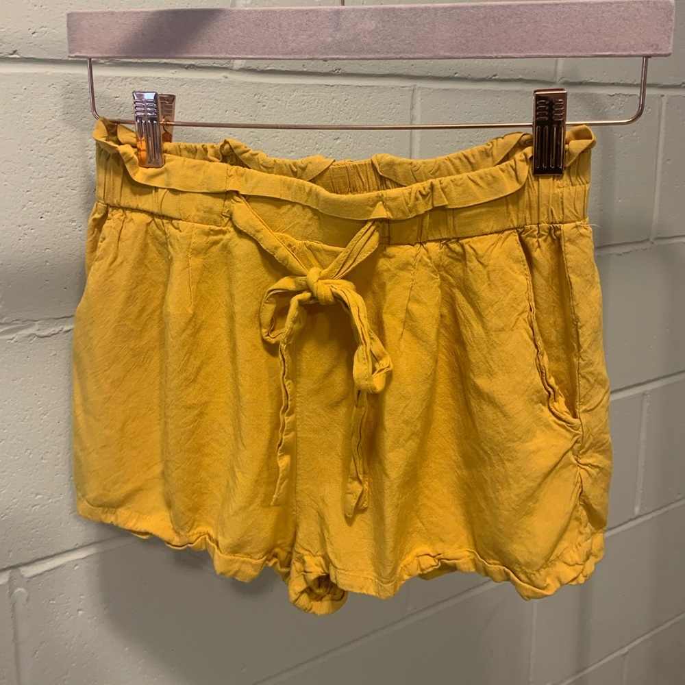 Yellow shorts